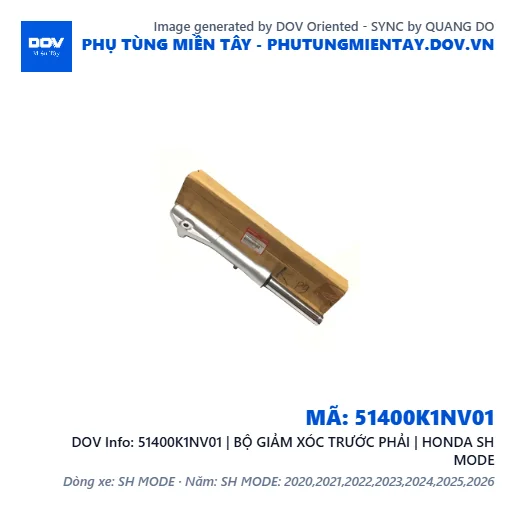 51400K1NV01 | BỘ GIẢM XÓC TRƯỚC PHẢI | HONDA SH MODE — 51400K1NV01