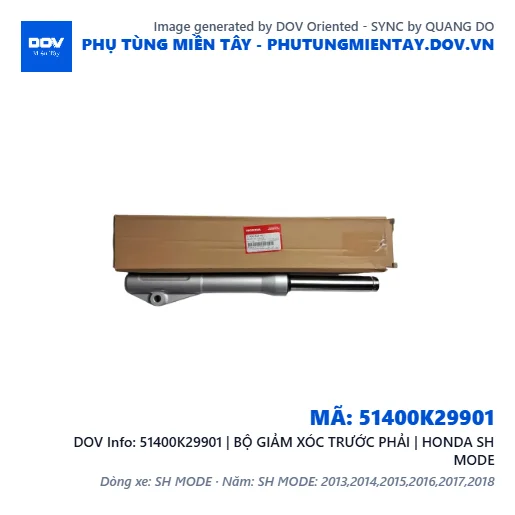 51400K29901 | BỘ GIẢM XÓC TRƯỚC PHẢI | HONDA SH MODE — 51400K29901