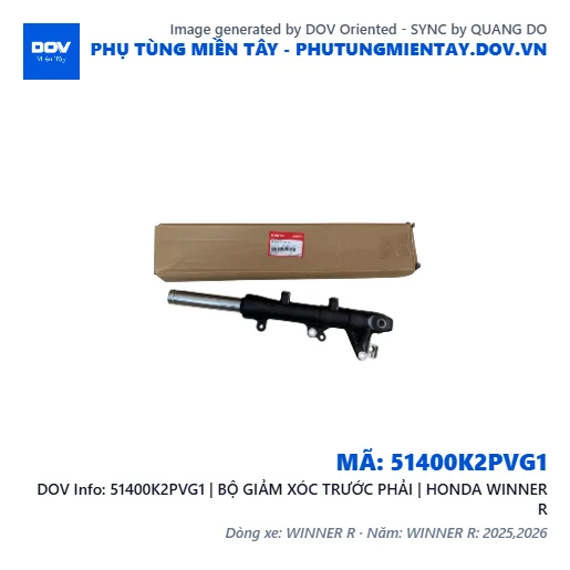 51400K2PVG1 | BỘ GIẢM XÓC TRƯỚC PHẢI | HONDA WINNER R — 51400K2PVG1