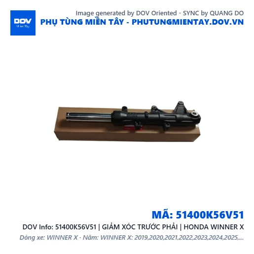 51400K56V51 | GIẢM XÓC TRƯỚC PHẢI | HONDA WINNER X — 51400K56V51