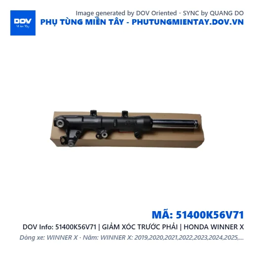51400K56V71 | GIẢM XÓC TRƯỚC PHẢI | HONDA WINNER X — 51400K56V71