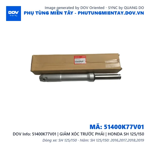 51400K77V01 | GIẢM XÓC TRƯỚC PHẢI | HONDA SH 125/150 — 51400K77V01