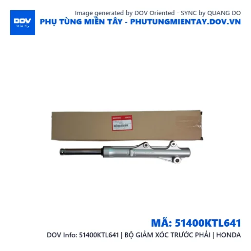 51400KTL641 | BỘ GIẢM XÓC TRƯỚC PHẢI | HONDA  — 51400KTL641