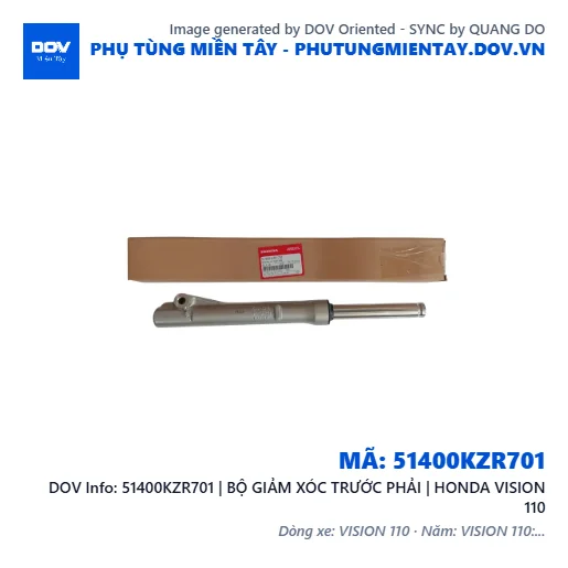 51400KZR701 | BỘ GIẢM XÓC TRƯỚC PHẢI | HONDA VISION 110 — 51400KZR701