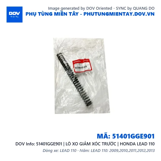 51401GGE901 | LÒ XO GIẢM XÓC TRƯỚC | HONDA LEAD 110 — 51401GGE901
