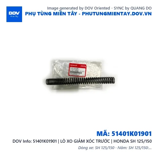 51401K01901 | LÒ XO GIẢM XÓC TRƯỚC | HONDA SH 125/150 — 51401K01901