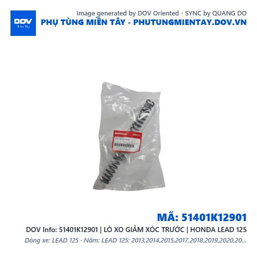 51401K12901 | LÒ XO GIẢM XÓC TRƯỚC | HONDA LEAD 125 — 51401K12901
