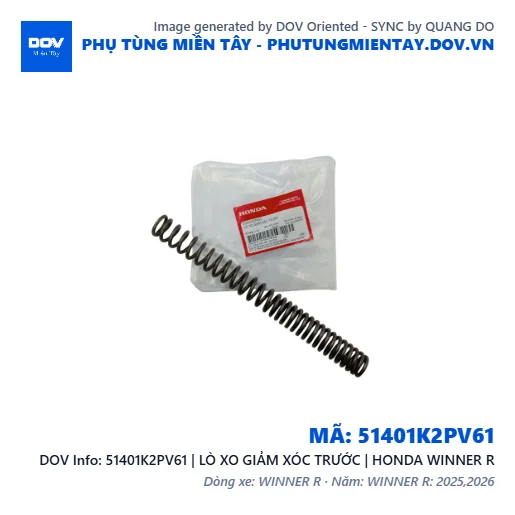 51401K2PV61 | LÒ XO GIẢM XÓC TRƯỚC | HONDA WINNER R — 51401K2PV61
