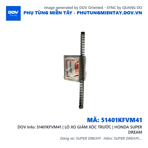 51401KFVM41 | LÒ XO GIẢM XÓC TRƯỚC | HONDA SUPER DREAM — 51401KFVM41