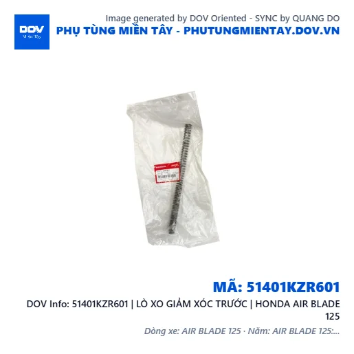 51401KZR601 | LÒ XO GIẢM XÓC TRƯỚC | HONDA AIR BLADE 125 — 51401KZR601
