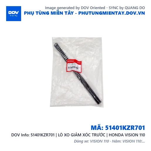 51401KZR701 | LÒ XO GIẢM XÓC TRƯỚC | HONDA VISION 110 — 51401KZR701