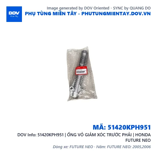 51420KPH951 | ỐNG VỎ GIẢM XÓC TRƯỚC PHẢI | HONDA FUTURE NEO — 51420KPH951