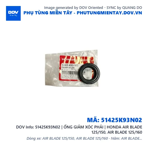 51425K93N02 | ỐNG GIẢM XÓC PHẢI | HONDA AIR BLADE 125/150, AIR BLADE 125/160 — 51425K93N02