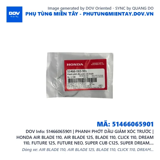 51466065901 | PHANH PHỚT DẦU GIẢM XÓC TRƯỚC | HONDA AIR BLADE 110, AIR BLADE 125, BLADE 110, CLICK 110, DREAM 110, FUTURE 125, FUTURE NEO, SUPER CUB C125, SUPER DREAM, VARIO 160, VISION 110, WAVE 100, WAVE ALPHA 110, WAVE RSX 110 — 51466065901