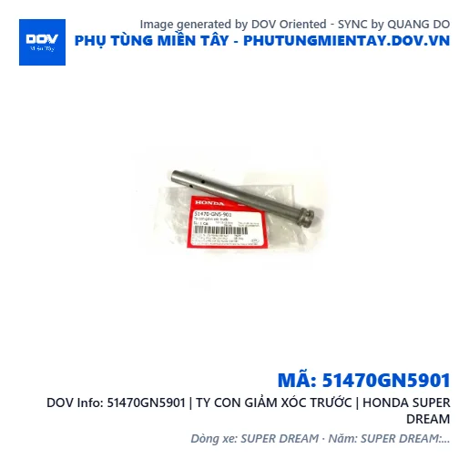 51470GN5901 | TY CON GIẢM XÓC TRƯỚC | HONDA SUPER DREAM — 51470GN5901