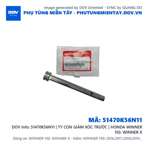 51470K56N11 | TY CON GIẢM XÓC TRƯỚC | HONDA WINNER 150, WINNER X — 51470K56N11