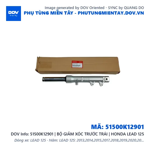 51500K12901 | BỘ GIẢM XÓC TRƯỚC TRÁI | HONDA LEAD 125 — 51500K12901