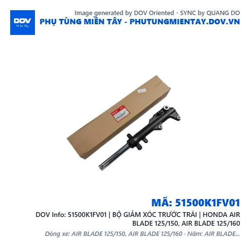 51500K1FV01 | BỘ GIẢM XÓC TRƯỚC TRÁI | HONDA AIR BLADE 125/150, AIR BLADE 125/160 — 51500K1FV01