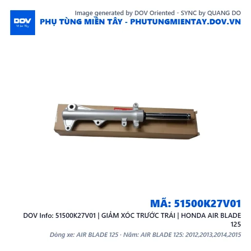 51500K27V01 | GIẢM XÓC TRƯỚC TRÁI | HONDA AIR BLADE 125 — 51500K27V01