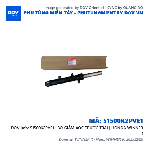 51500K2PVE1 | BỘ GIẢM XÓC TRƯỚC TRÁI | HONDA WINNER R — 51500K2PVE1