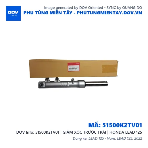 51500K2TV01 | GIẢM XÓC TRƯỚC TRÁI | HONDA LEAD 125 — 51500K2TV01