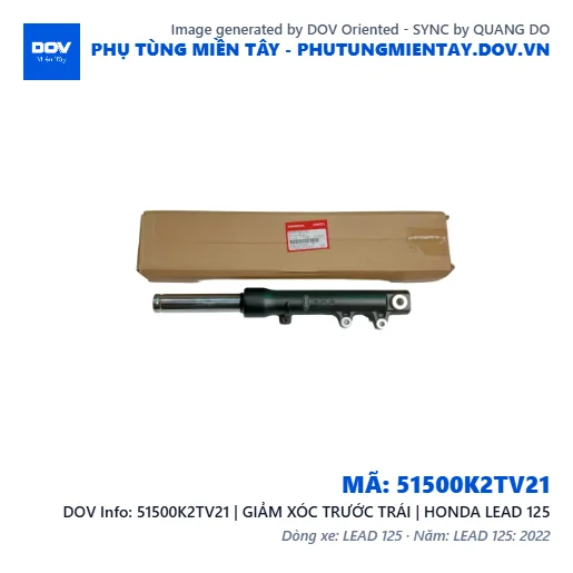 51500K2TV21 | GIẢM XÓC TRƯỚC TRÁI | HONDA LEAD 125 — 51500K2TV21