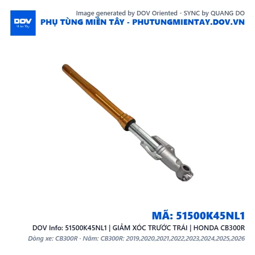 51500K45NL1 | GIẢM XÓC TRƯỚC TRÁI | HONDA CB300R — 51500K45NL1