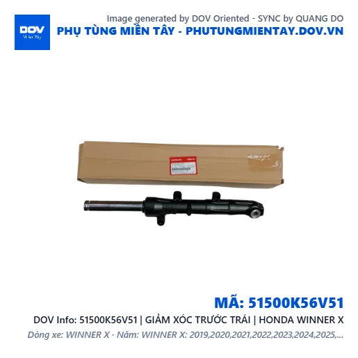 51500K56V51 | GIẢM XÓC TRƯỚC TRÁI | HONDA WINNER X — 51500K56V51