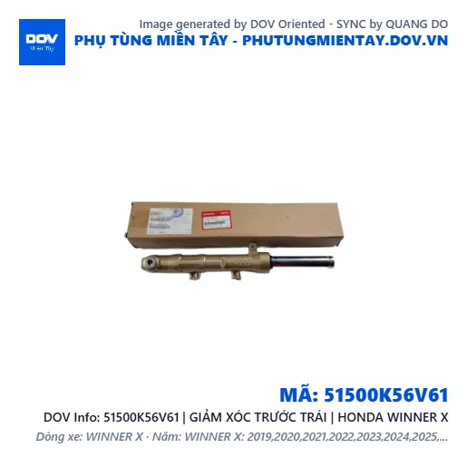51500K56V61 | GIẢM XÓC TRƯỚC TRÁI | HONDA WINNER X — 51500K56V61