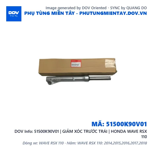 51500K90V01 | GIẢM XÓC TRƯỚC TRÁI | HONDA WAVE RSX 110 — 51500K90V01
