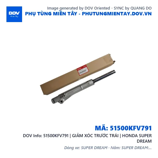 51500KFV791 | GIẢM XÓC TRƯỚC TRÁI | HONDA SUPER DREAM — 51500KFV791