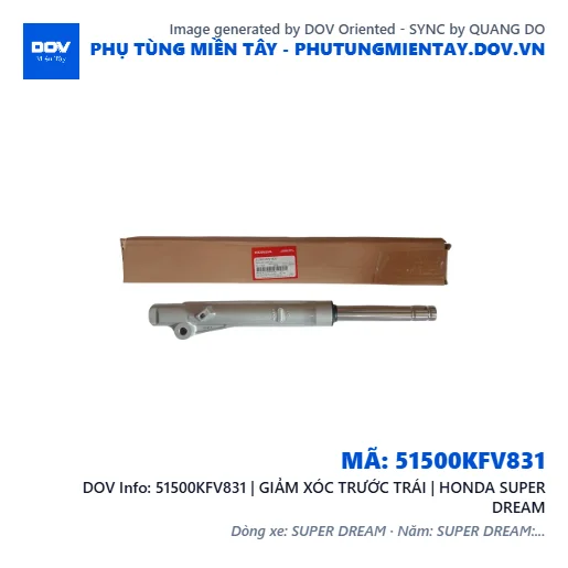 51500KFV831 | GIẢM XÓC TRƯỚC TRÁI | HONDA SUPER DREAM — 51500KFV831