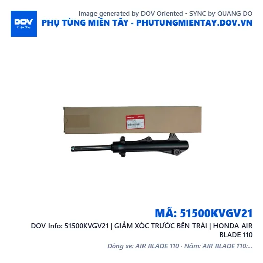 51500KVGV21 | GIẢM XÓC TRƯỚC BÊN TRÁI | HONDA AIR BLADE 110 — 51500KVGV21