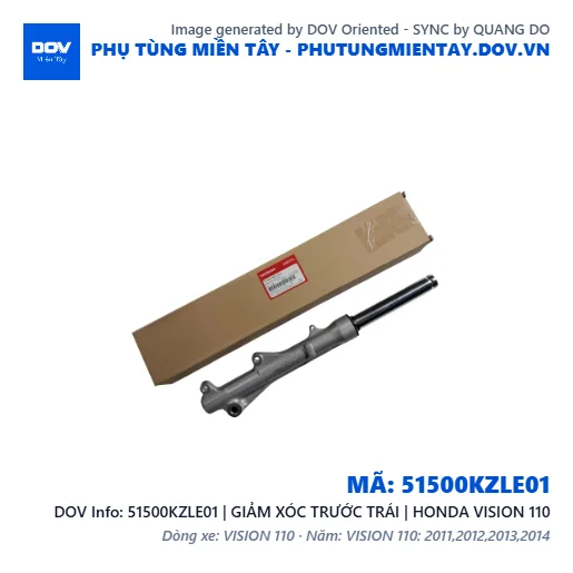 51500KZLE01 | GIẢM XÓC TRƯỚC TRÁI | HONDA VISION 110 — 51500KZLE01