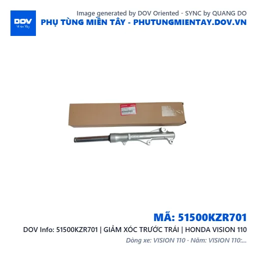 51500KZR701 | GIẢM XÓC TRƯỚC TRÁI | HONDA VISION 110 — 51500KZR701