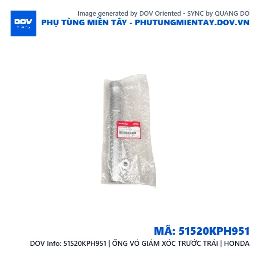 51520KPH951 | ỐNG VỎ GIẢM XÓC TRƯỚC TRÁI | HONDA — 51520KPH951