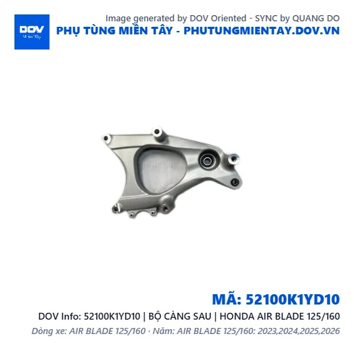 52100K1YD10 | BỘ CÀNG SAU | HONDA AIR BLADE 125/160 — 52100K1YD10