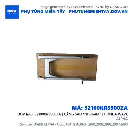 52100KRS900ZA | CÀNG SAU *NH364M* | HONDA WAVE ALPHA — 52100KRS900ZA