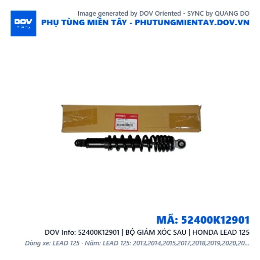 52400K12901 | BỘ GIẢM XÓC SAU | HONDA LEAD 125 — 52400K12901