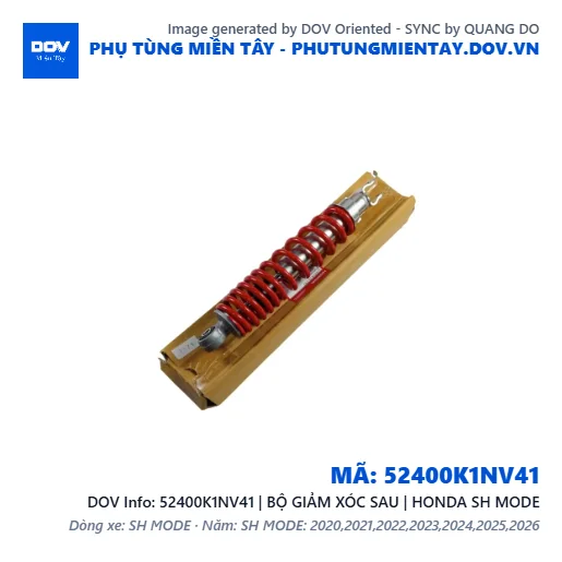 52400K1NV41 | BỘ GIẢM XÓC SAU | HONDA SH MODE — 52400K1NV41