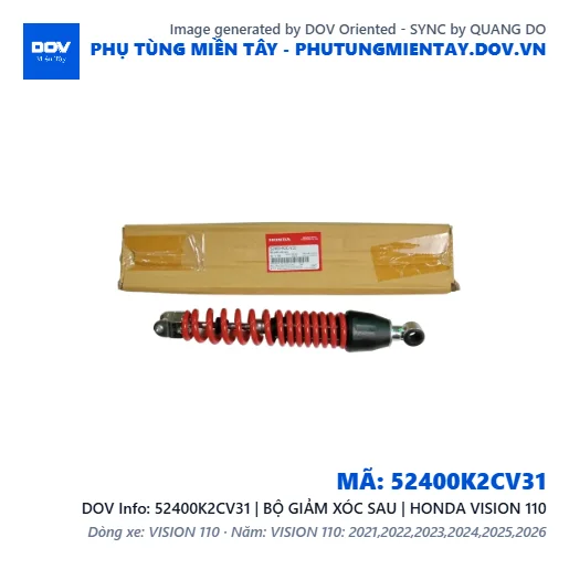 52400K2CV31 | BỘ GIẢM XÓC SAU | HONDA VISION 110 — 52400K2CV31