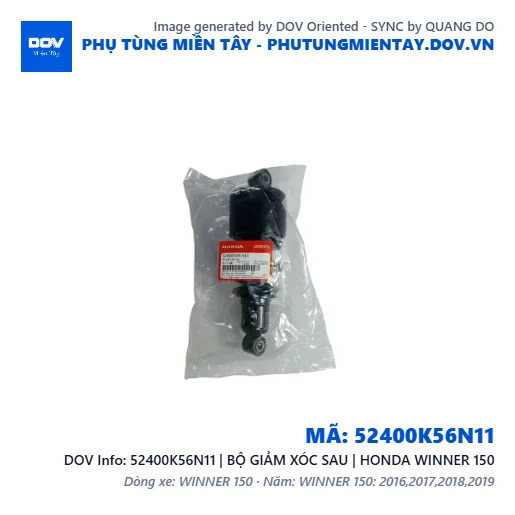 52400K56N11 | BỘ GIẢM XÓC SAU | HONDA WINNER 150 — 52400K56N11