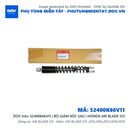 52400K66V11 | BỘ GIẢM XÓC SAU | HONDA AIR BLADE 125 — 52400K66V11