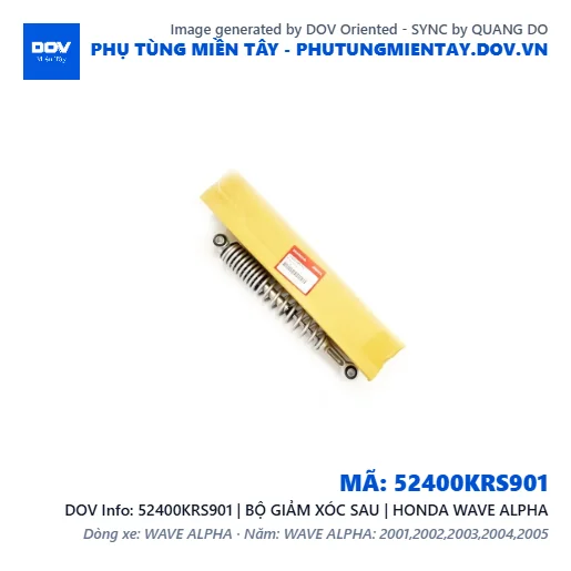52400KRS901 | BỘ GIẢM XÓC SAU | HONDA WAVE ALPHA — 52400KRS901