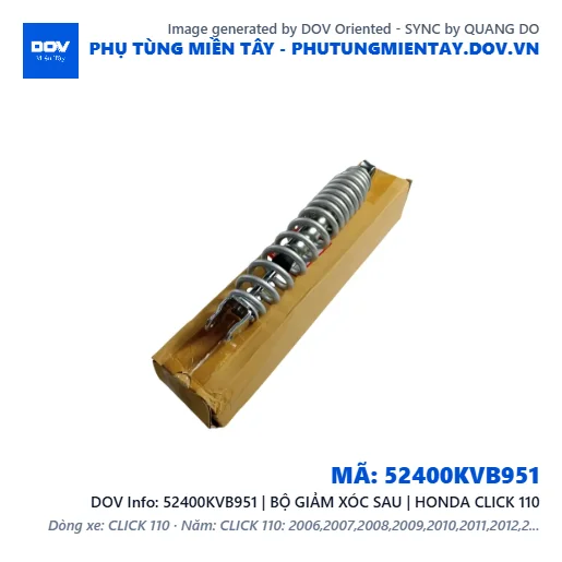 52400KVB951 | BỘ GIẢM XÓC SAU | HONDA CLICK 110 — 52400KVB951