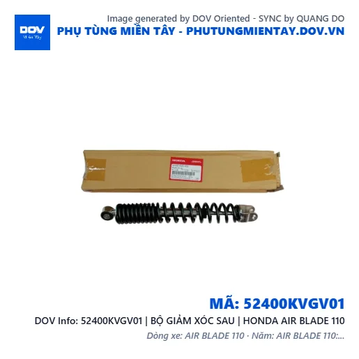 52400KVGV01 | BỘ GIẢM XÓC SAU | HONDA AIR BLADE 110 — 52400KVGV01