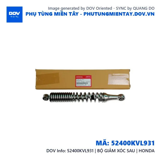 52400KVL931 | BỘ GIẢM XÓC SAU | HONDA  — 52400KVL931