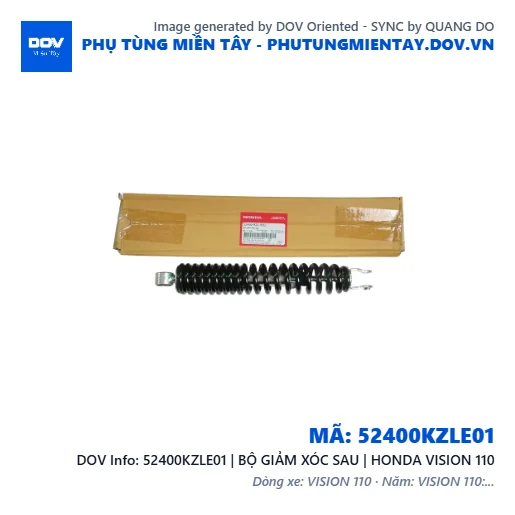 52400KZLE01 | BỘ GIẢM XÓC SAU | HONDA VISION 110 — 52400KZLE01