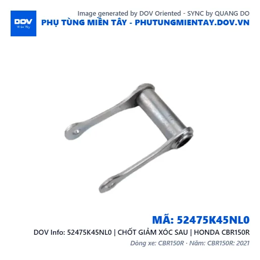52475K45NL0 | CHỐT GIẢM XÓC SAU | HONDA CBR150R — 52475K45NL0