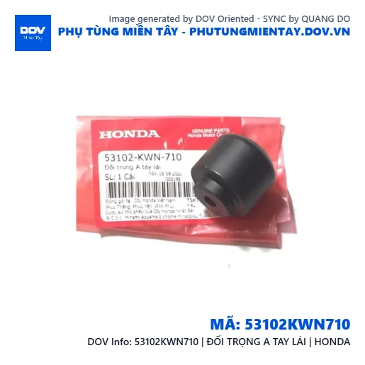 53102KWN710 | ĐỐI TRỌNG A TAY LÁI | HONDA — 53102KWN710